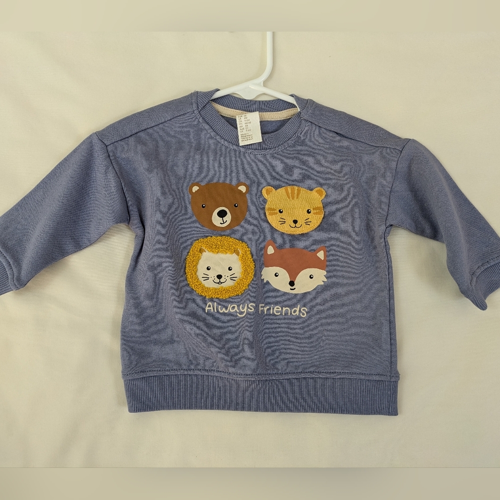 H&M Always Friends Sweatshirt ~ 6 mo